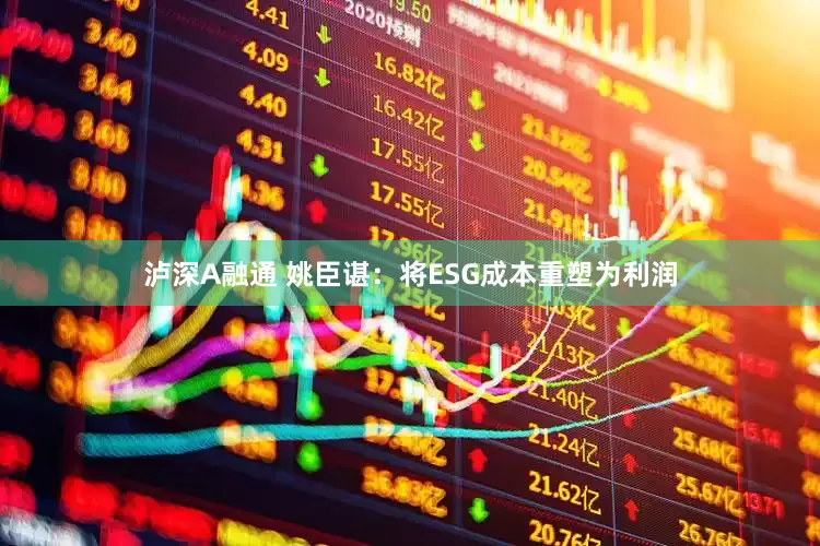 泸深A融通 姚臣谌：将ESG成本重塑为利润