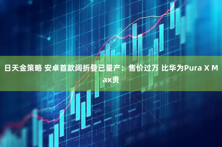 日天金策略 安卓首款阔折叠已量产：售价过万 比华为Pura X Max贵